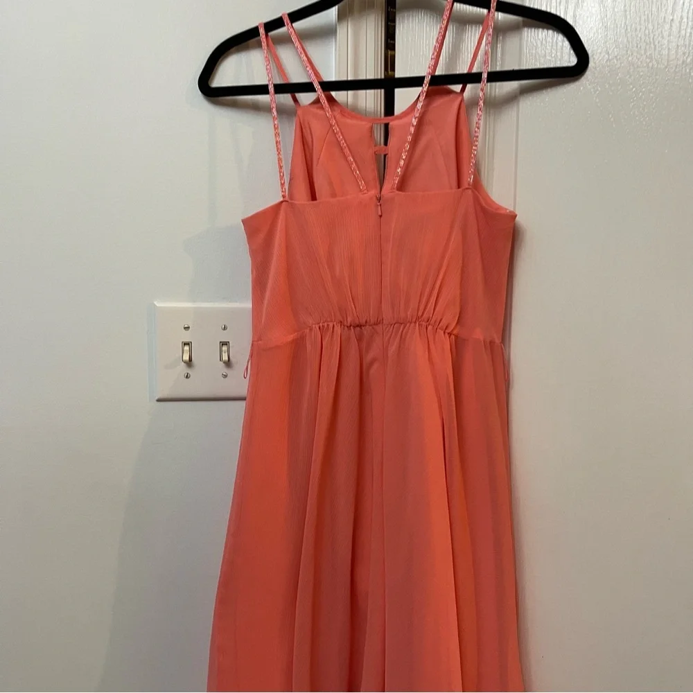 Coral pink dress - Picture 6 of 10